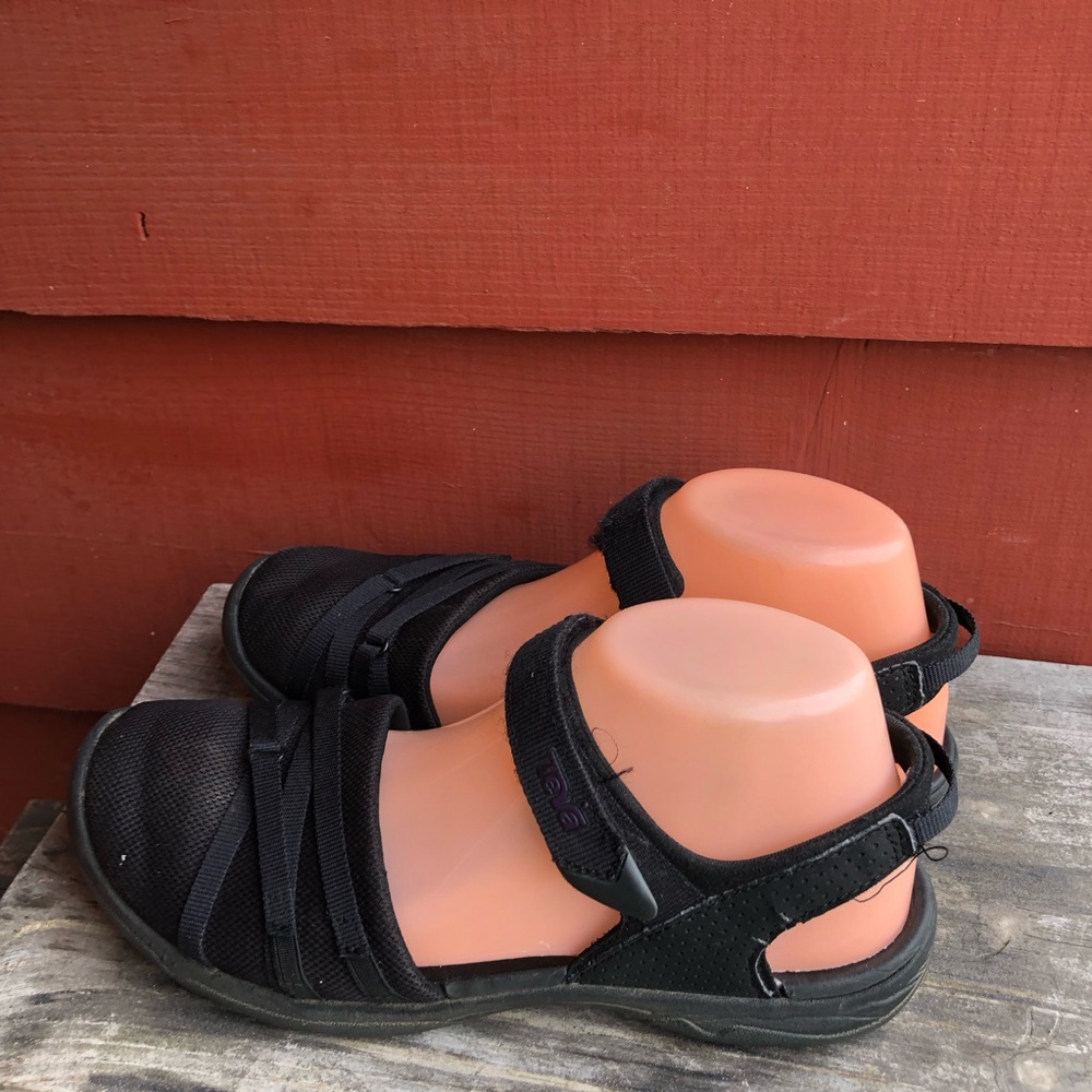 Teva 1106837 Womens Black Tirra CT Closed Toe Adjustable Strap Sandals Size 7.5 - Picture 9 of 14